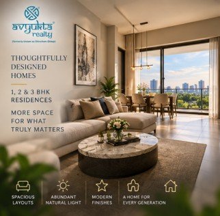 AVYUKTA TATTVA BORIVALI EAST LIVING ROOM