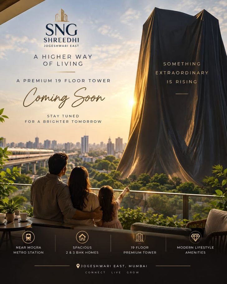 SNG Shreedhi Jogeshwari East – Premium 2 & 3 BHK near metro